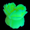 Свеча роза люминесцентная GlowKink 62 г, низкотемпературная, L, для БДСМ, салатовая, фото №1 — секс шоп Украина, NO TABOO