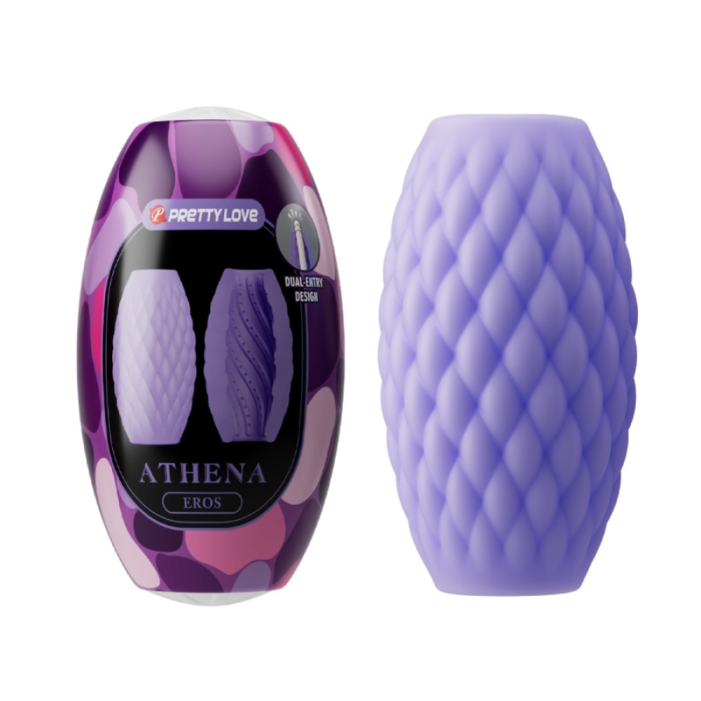 Мастурбатор яйцо Pretty Love Athena Eros фиолетовый, 7.6 х 4.2 см фото №0 — секс игрушки: Украина, NO TABOO