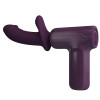 Вибратор-пистолет Pretty Love Massage Gun с фрикциями, фиолетовый, 13.6 х 3.9 см фото №4 — секс игрушки: Украина, NO TABOO