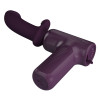 Вибратор-пистолет Pretty Love Massage Gun с фрикциями, фиолетовый, 13.6 х 3.9 см фото №8 — секс игрушки: Украина, NO TABOO