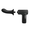 Вибратор-пистолет Pretty Love Massage Gun с фрикциями, черный, 13.6 х 3.9 см фото №5 — секс игрушки: Украина, NO TABOO