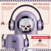 Мастурбатор автоматический BeYourLover SKULL MAN с вибрацией, фрикциями и подогревом, фиолетовый, 30 х 8.7 см фото №3 — секс игрушки: Украина, NO TABOO