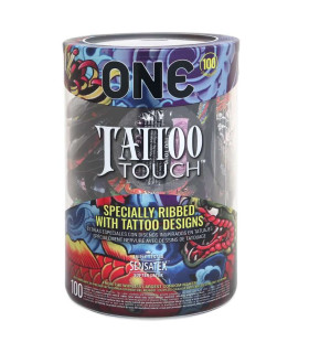 Набор презервативов One Tattoo Touch, 100 шт - No Taboo