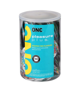 Презервативы One Pleasure Plus латексные, 100 шт - No Taboo