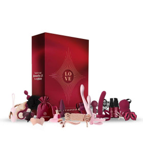 Адвент-календар Dreamtoys Pleasure Box червоний, 24 предмета - No Taboo