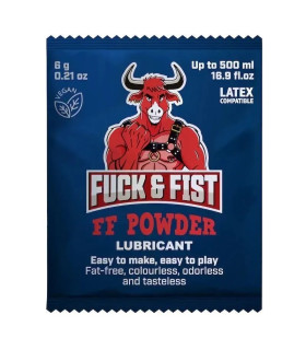 Лубрикант порошковий Fuck & Fist FF Powder для приготування гелю, сашет 6 г - No Taboo