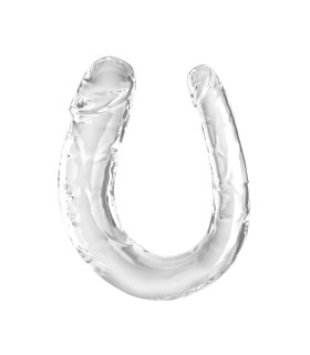 Фаллоимитатор двойной Pipedream King Cock Clear, прозрачный, 33 х 4 см - No Taboo