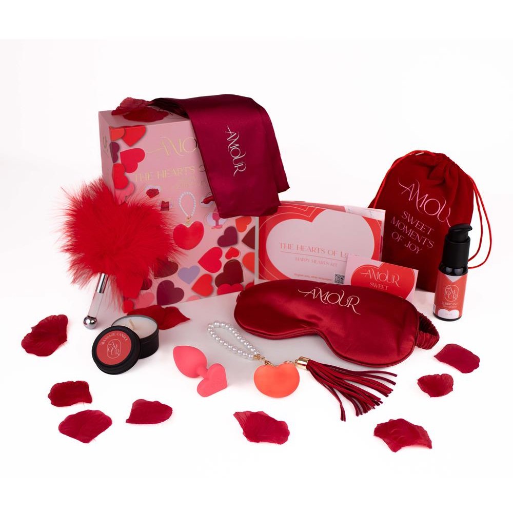 Подарочный набор Dreamtoys Amour, 9 предметов фото №2 — секс игрушки: Украина, NO TABOO