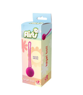 Вагинальный шарик Dreamtoys Kegel Ball, розовый, 12 х 3.5 см - No Taboo