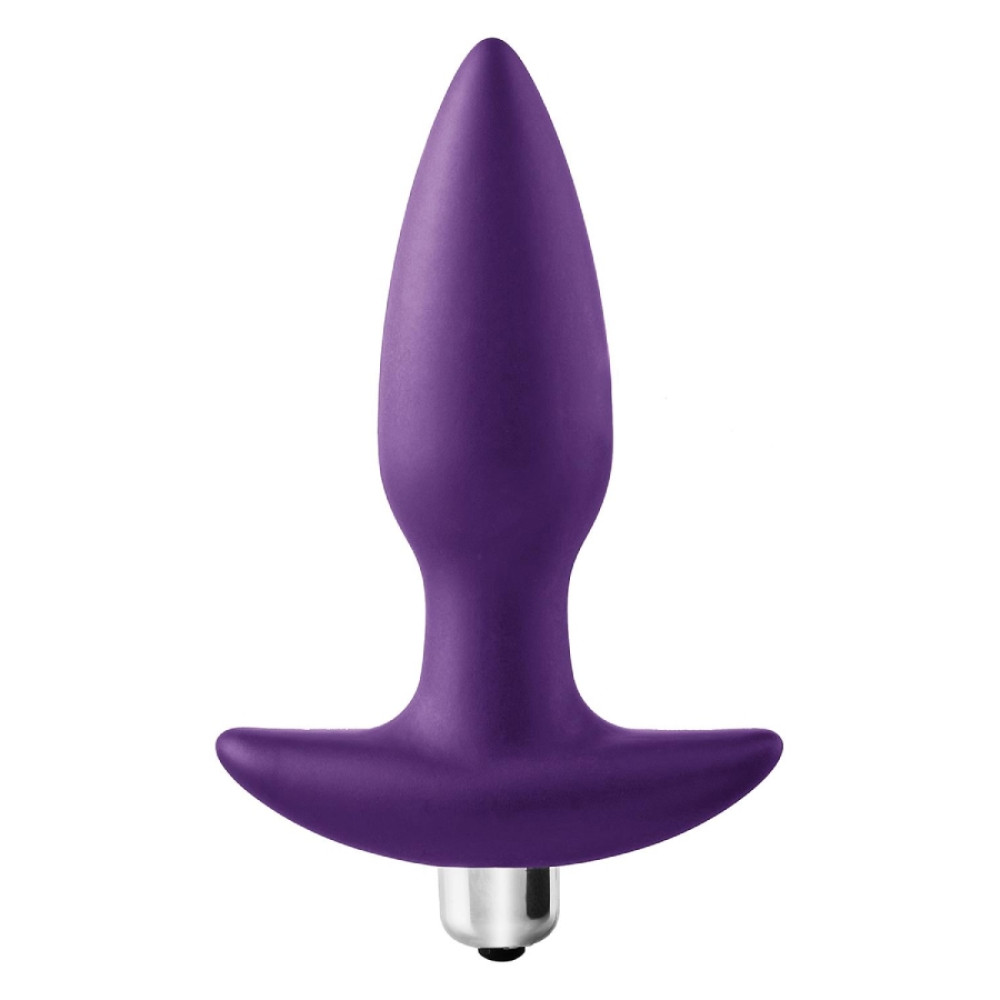 Анальная прообка Dreamtoys с вибропулей, фиолетовая, 14 х 3.6 см фото №0 — секс игрушки: Украина, NO TABOO