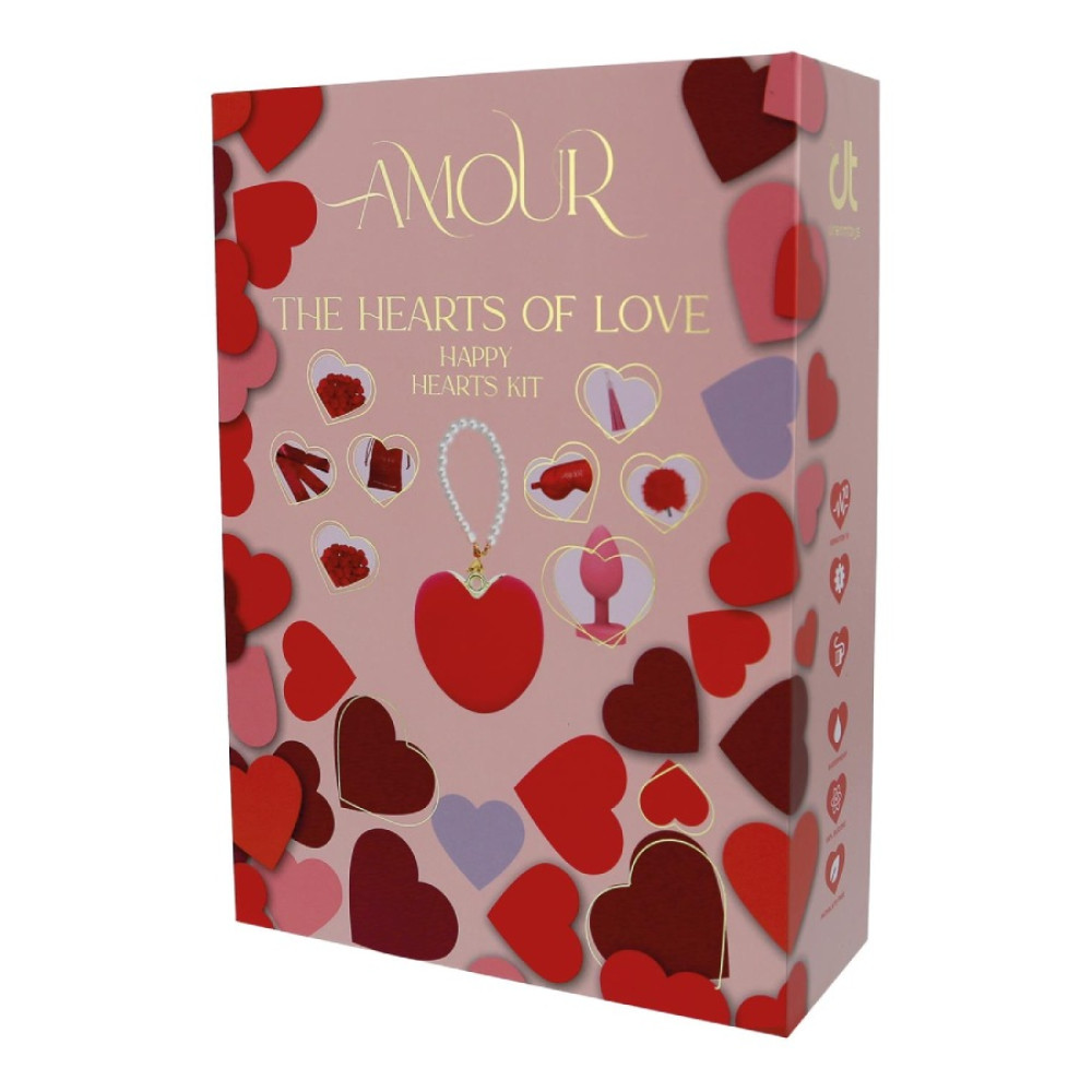 Подарочный набор Dreamtoys Amour, 9 предметов фото №0 — секс игрушки: Украина, NO TABOO