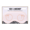 Маска на глаза Sex & Mischief Peaches 'n CreaMe, белая, One Size, фото №2 — секс шоп Украина, NO TABOO