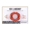 Кляп-губы расширитель для рта Sex & Mischief Peaches 'n CreaMe на ремешке, белый, фото №2 — секс шоп Украина, NO TABOO