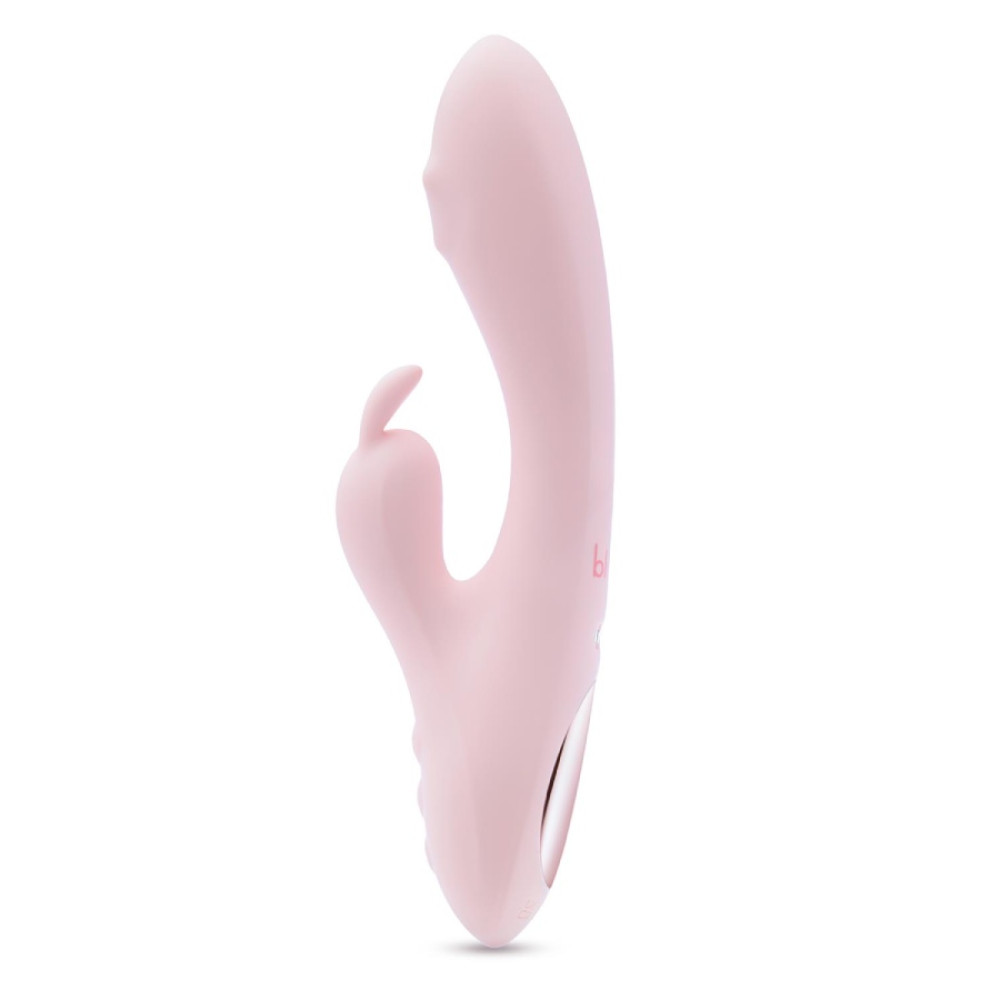 Вибратор-кролик Blush Play with me Fairy Flutter для точки G и клитора, розовый, 19.7 х 3.5 см фото №3 — секс игрушки: Украина, NO TABOO