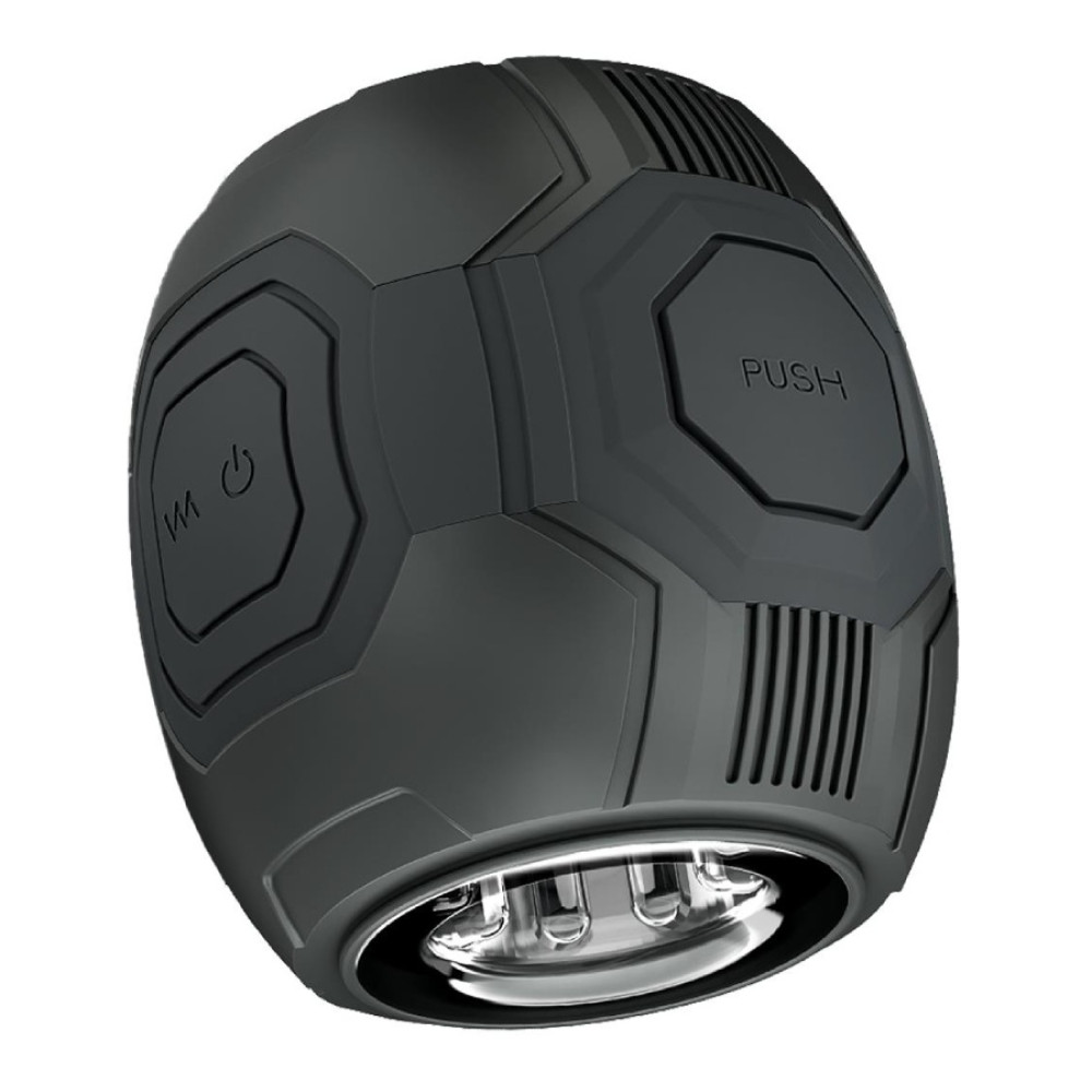 Мастурбатор Blush M For Men Dome X с вибрацией, черный, 10.5 х 9.8 см фото №0 — секс игрушки: Украина, NO TABOO