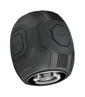 Мастурбатор Blush M For Men Dome X с вибрацией, черный, 10.5 х 9.8 см - No Taboo