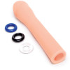 Насадка на пенис Size-Up Penis Extender реалистичная, бежевая, 21 х 4.6 см фото №4 — секс игрушки: Украина, NO TABOO