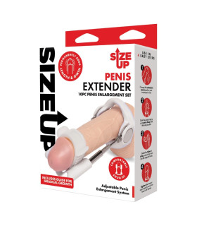 Экстендер Size-Up Penis Stretcher для увеличения пениса, бежевый, 16 х 3.5 см - No Taboo