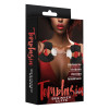 Наручники с мехом Blush Temptasia Beginner, черные, 27 х 5.5 см, фото №2 — секс шоп Украина, NO TABOO