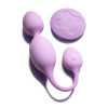 Вагинальные шарики с вибрацией Blush Wellness Raine с пультом, розовые, 22.9 х 3.8 см фото №4 — секс игрушки: Украина, NO TABOO
