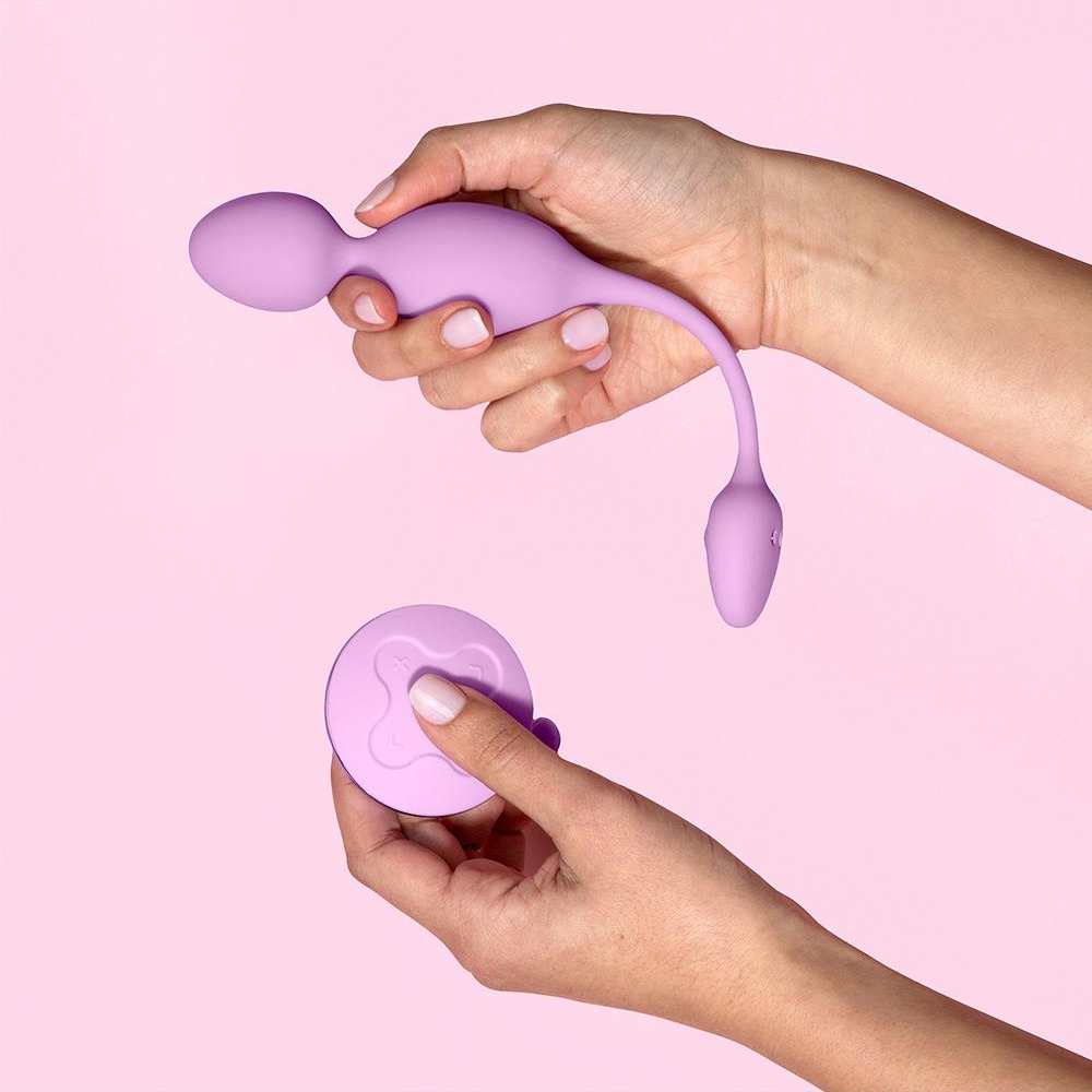 Вагинальные шарики с вибрацией Blush Wellness Raine с пультом, розовые, 22.9 х 3.8 см фото №6 — секс игрушки: Украина, NO TABOO
