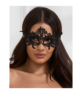 Маска Star Night кружевная, черная, One Size - No Taboo