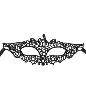 Маска Star Night кружевная, черная, One Size - No Taboo