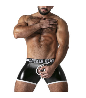 Трусы мужские Locker Gear Full Access с молнией, черные, L - No Taboo