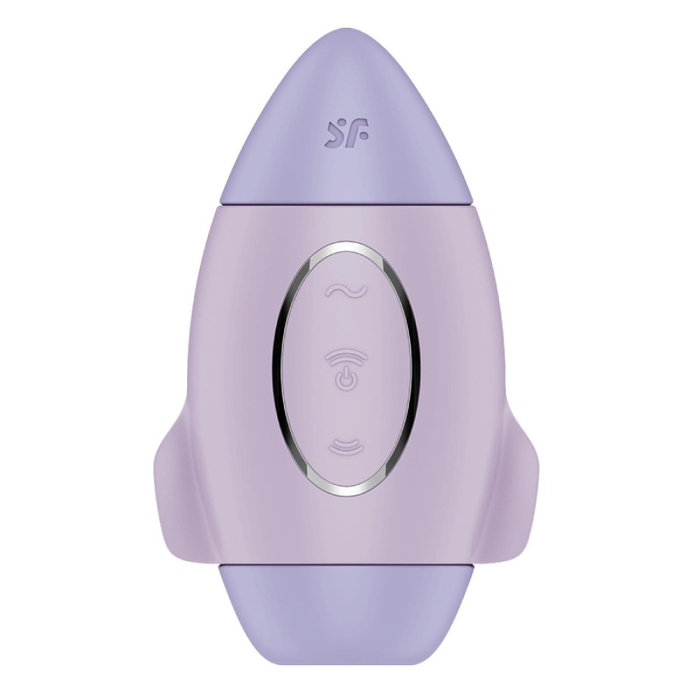 Вибратор Satisfyer Mission Control с вакуумной стимуляцией клитора, фиолетовый, 10 х 6.6 см фото №0 — секс игрушки: Украина, NO TABOO