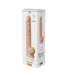 Фаллоимитатор гигантский Dreamtoys Real Love реалистичный, на присоске, бежевый, 38 х 7 см - No Taboo