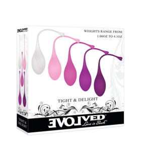 Набор вагинальных шариков Evolved Tight & Delight, 5 шт - No Taboo