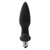 Анальная пробка Dreamtoys FantASSstic с вибропулей, черная, 14 х 3.5 см фото №4 — секс игрушки: Украина, NO TABOO