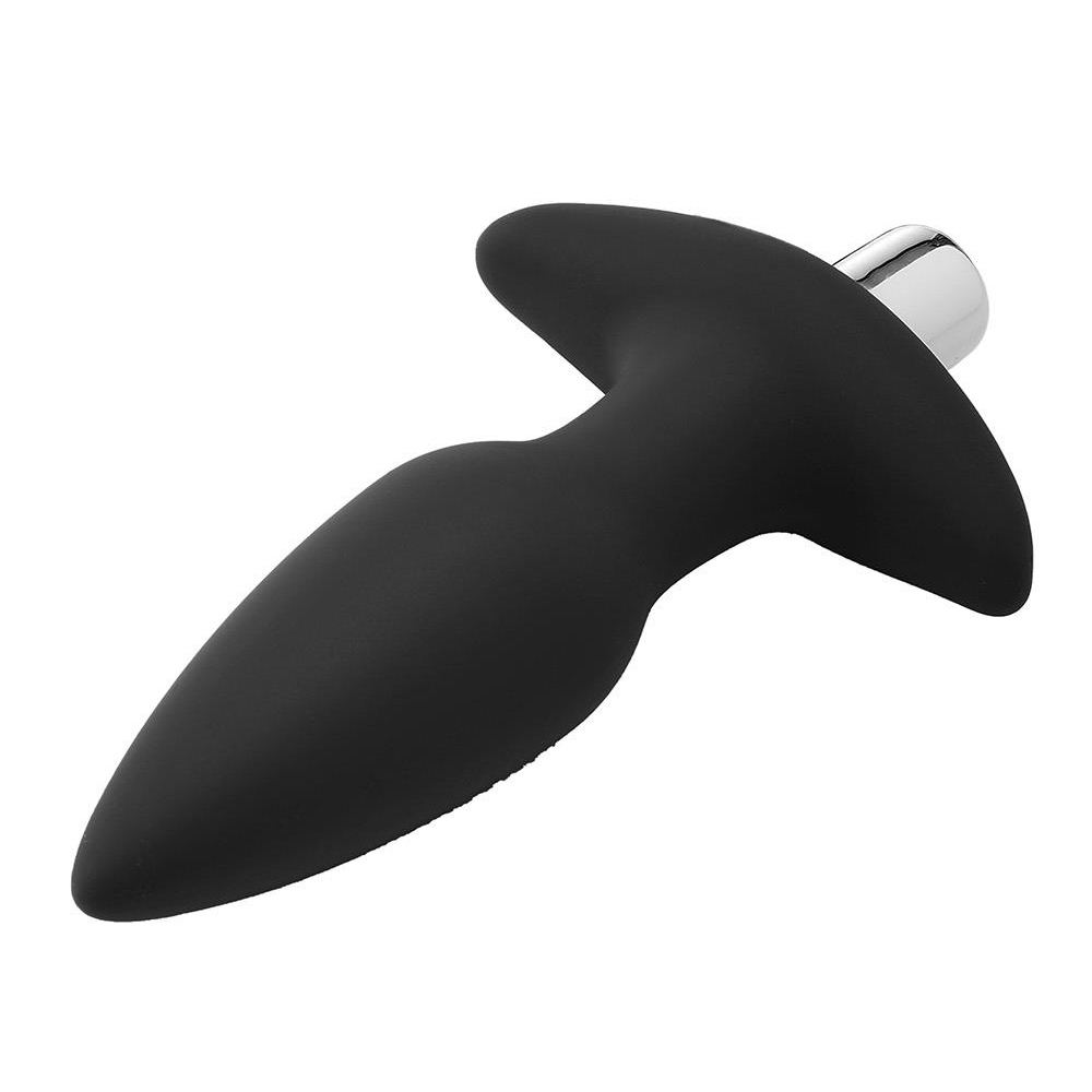 Анальная пробка Dreamtoys FantASSstic с вибропулей, черная, 14 х 3.5 см фото №5 — секс игрушки: Украина, NO TABOO
