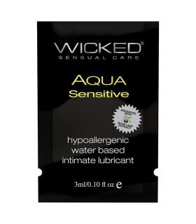 Пробник Лубрикант гипоаллергенный Wicked, на водной основе, саше 1 шт, 3 мл - No Taboo