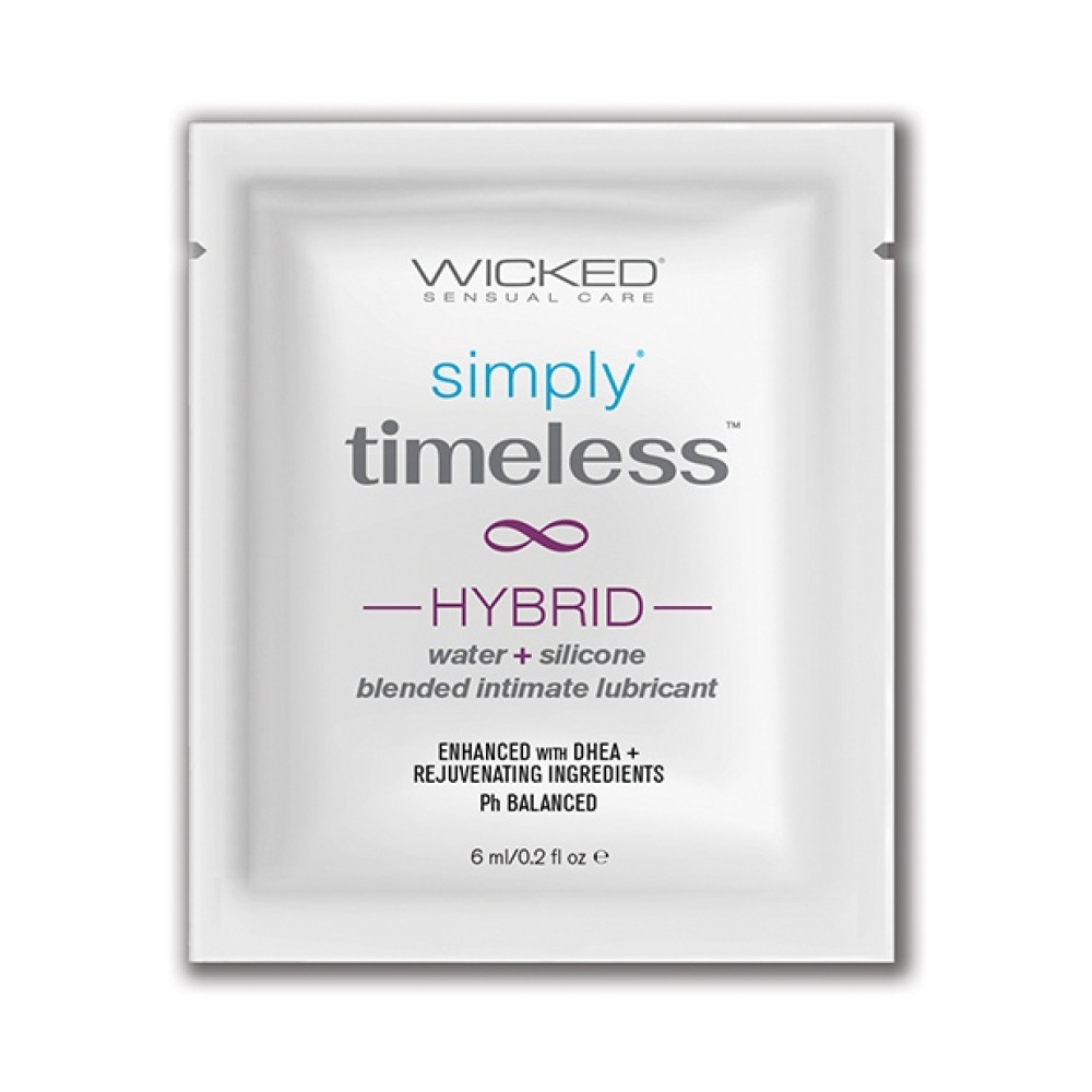 Пробник Лубрикант Wicked Simply Timeless на гибридной основе, саше 1 шт, 6 мл (334839)