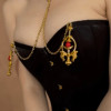 Зажимы для сосков UPKO Pulling Chain Nipple Clamps с цепочкой-ожерельем, фото №12 — секс шоп Украина, NO TABOO