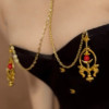 Зажимы для сосков UPKO Pulling Chain Nipple Clamps с цепочкой-ожерельем, фото №14 — секс шоп Украина, NO TABOO