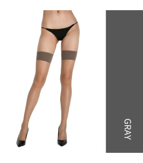 Панчохи для БДСМ UPKO Tearable ультратонкі, сірі, One Size - No Taboo