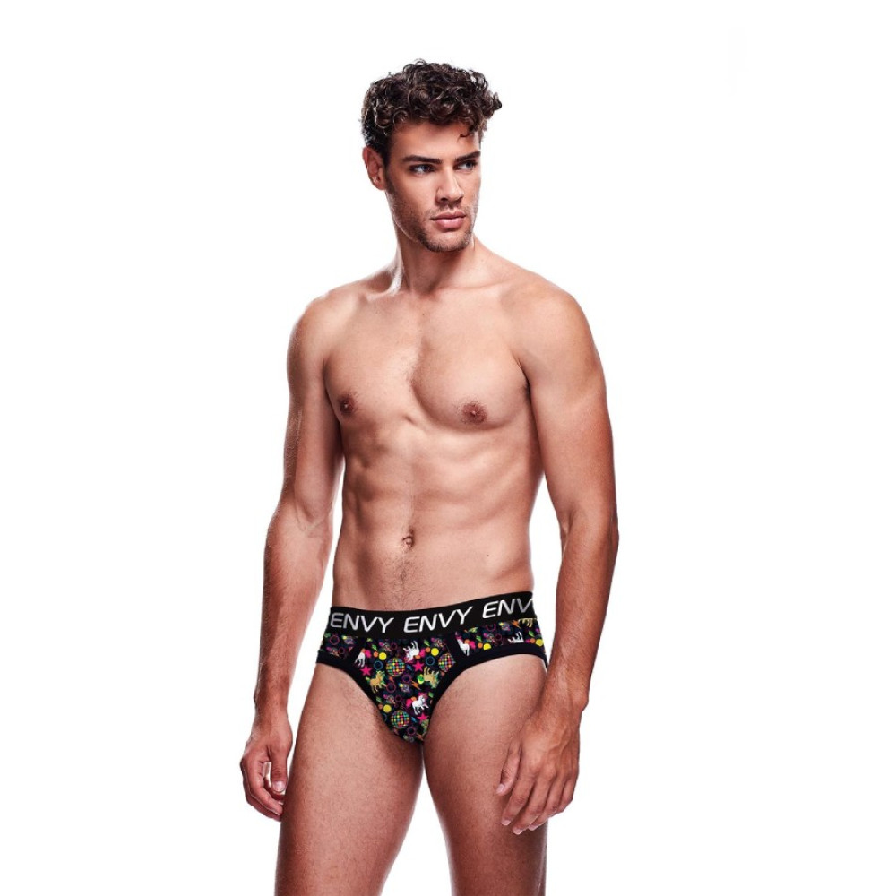 Трусы мужские Envy Menswear Disco Unicorn с узором, разноцветные, S-M, фото №0 — секс шоп Украина, NO TABOO