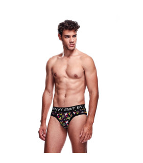Трусы мужские Envy Menswear Disco Unicorn с узором, разноцветные, S-M - No Taboo