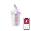 Вакуумний стимулятор в форме стаканчика с трубочкой BeYourLover Joy Cup сияющий лиловый, 9.1 см х 4.6 см фото №1 — секс игрушки: Украина, NO TABOO