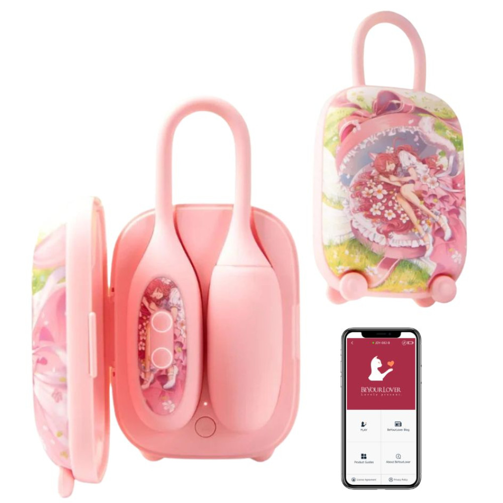 Виброяйцо и вакуумный стимулятор для клитора 2в1 BeYourLover Magic Suitcase в зарядном кейсе, розовый фото №0 — секс игрушки: Украина, NO TABOO