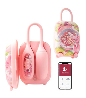 Виброяйцо и вакуумный стимулятор для клитора 2в1 BeYourLover Magic Suitcase в зарядном кейсе, розовый - No Taboo