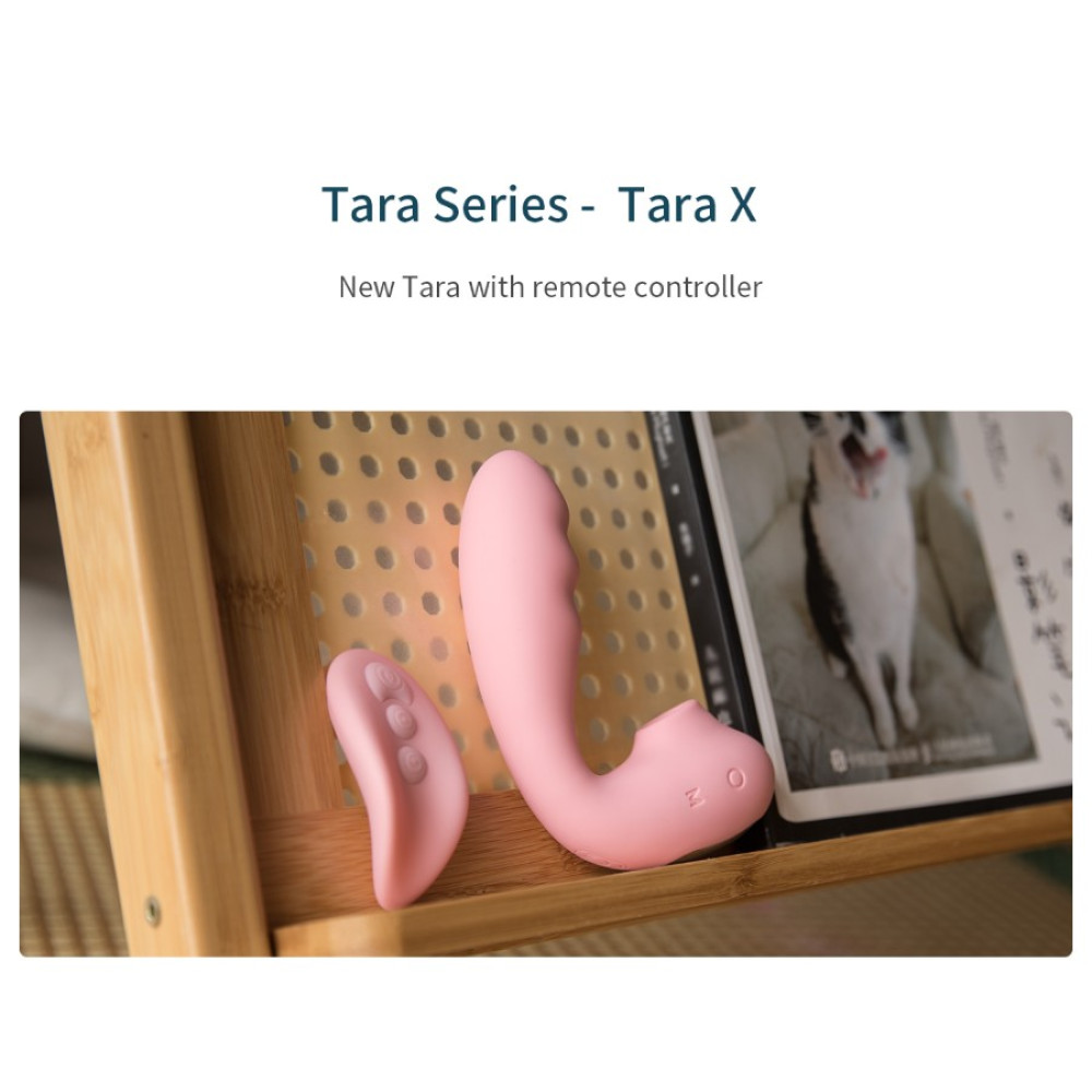 Вибратор кролик с вакуумом BeYourLover Tara X с пультом, розовый, 13 см х 3.5 см фото №8 — секс игрушки: Украина, NO TABOO