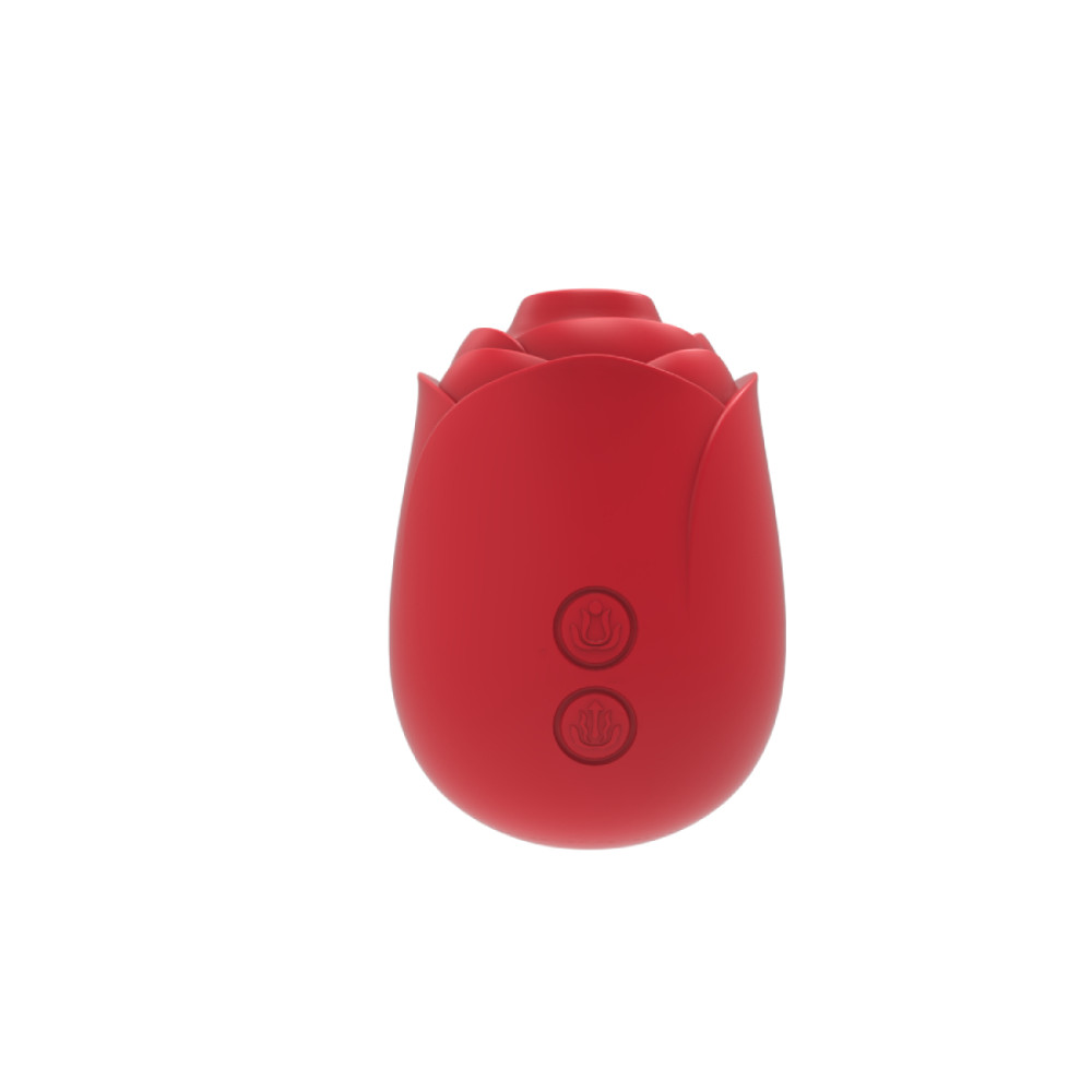 Вакуумный стимулятор клитора в форме розы Every Night Toys с вибратором с фрикциями, красный фото №17 — секс игрушки: Украина, NO TABOO