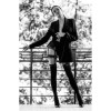Колготы Black Secret BS102 с узором, черные, S-M, фото №5 — секс шоп Украина, NO TABOO