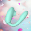 Вибратор-кролик с вакуумной стимуляцией Every Night Toys для точки G, зеленый, 10.4 х 2.4 см фото №9 — секс игрушки: Украина, NO TABOO