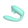 Вибратор-кролик с вакуумной стимуляцией Every Night Toys для точки G, зеленый, 10.4 х 2.4 см фото №1 — секс игрушки: Украина, NO TABOO
