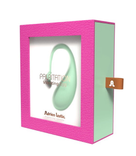 Віброяйце з підключенням до телефону Adrien Lastic Palpitation зелене, 18 х 4.5 см - No Taboo