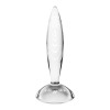 Анальная пробка Satisfyer Sparkling Crystal стеклянная, 21 х 3.5 см фото №1 — секс игрушки: Украина, NO TABOO